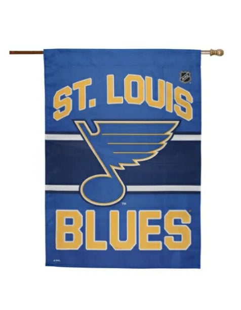 St. Louis Blues WinCraft 28" x 40" Wordmark Single-Sided Vertical Banner