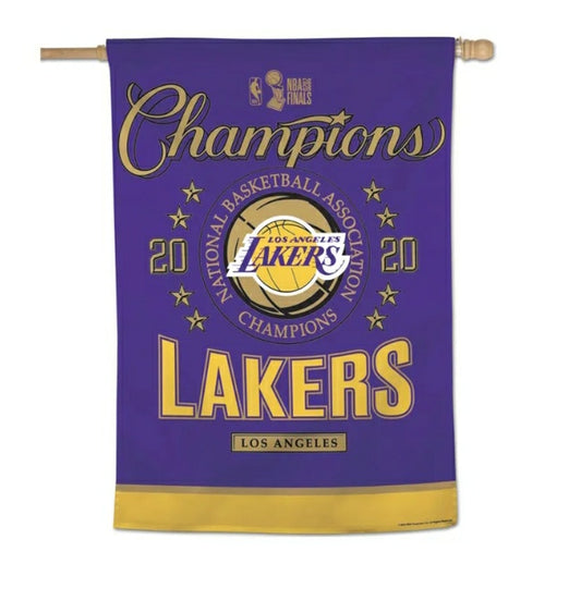 WinCraft Los Angeles Lakers 2020 NBA Finals Champions Locker Room 28'' x 40''