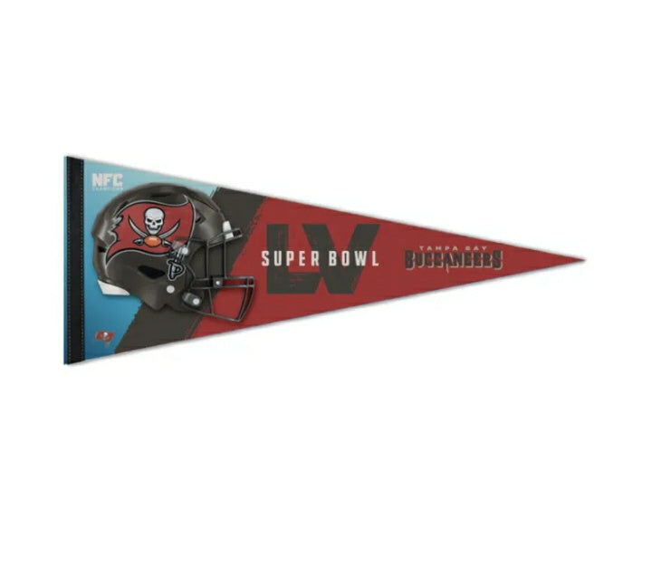 Tampa Bay Buccaneers WinCraft 2020 NFC Champions 12'' x 30'' Premium Pennant