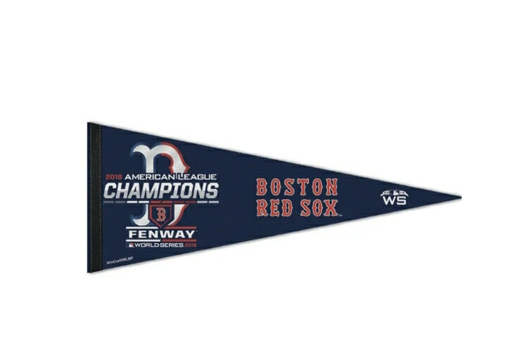 2018 Boston Red Sox AL Champs WS WinCraft 12 X 30 On-Field Pennant