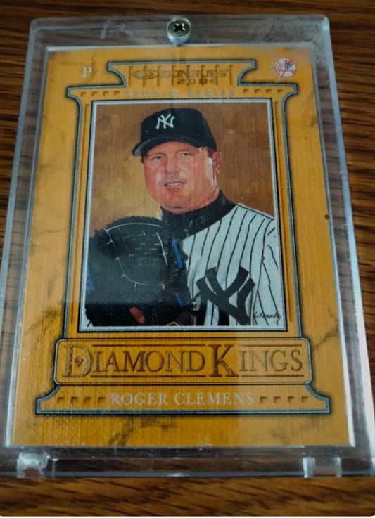 2004 Donruss Diamond Kings Roger Clemens #DK-6 #D 172/250 Yankees