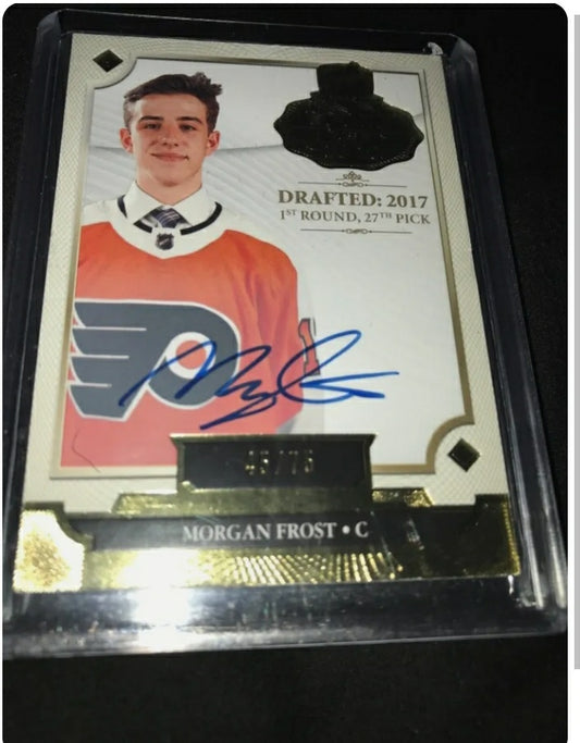 2019-20 The Cup Rookie Class of 2020 Gold Auto Morgan Frost #2020-MF Flyers /75