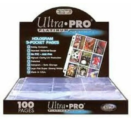 ULTRA PRO PLATINUM 100 9-POCKET Pages New