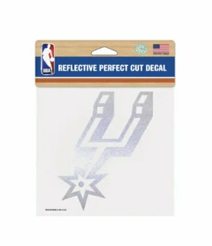 WinCraft 6" x 6" Reflective Perfect Cut Decal San Antonio Spurs New