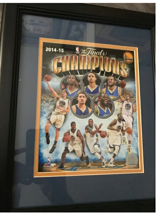 Stephen Curry Golden State Warriors Framed 16x20 2014-15 NBA Champions Photo NEW