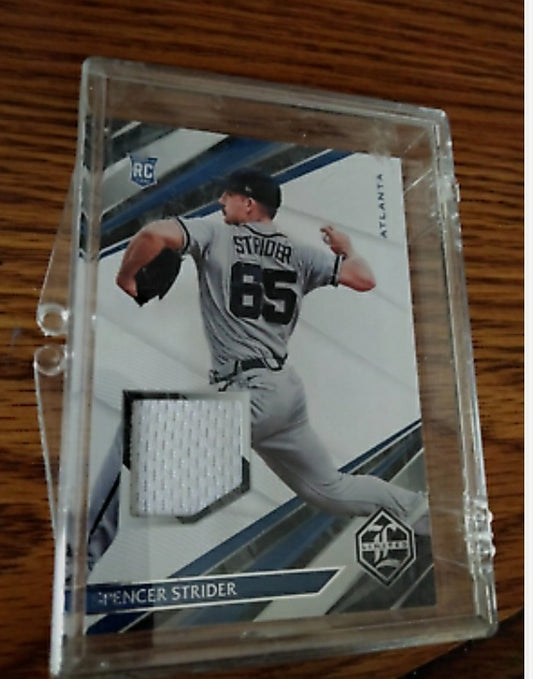 Spencer Strider (BRAVES) 2022 Panini Chronicles Limited Jersey Worn/Used Relic