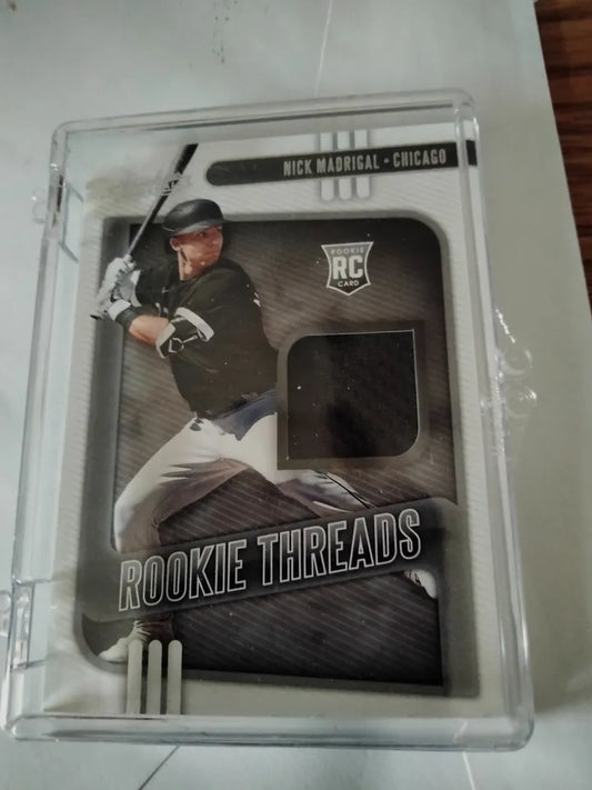 2021 Nick Madrigal Absolute Rookie Threads Patch Cubs White Sox